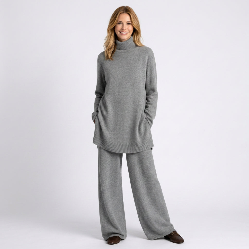 Knit Turtleneck Lounge Set Women