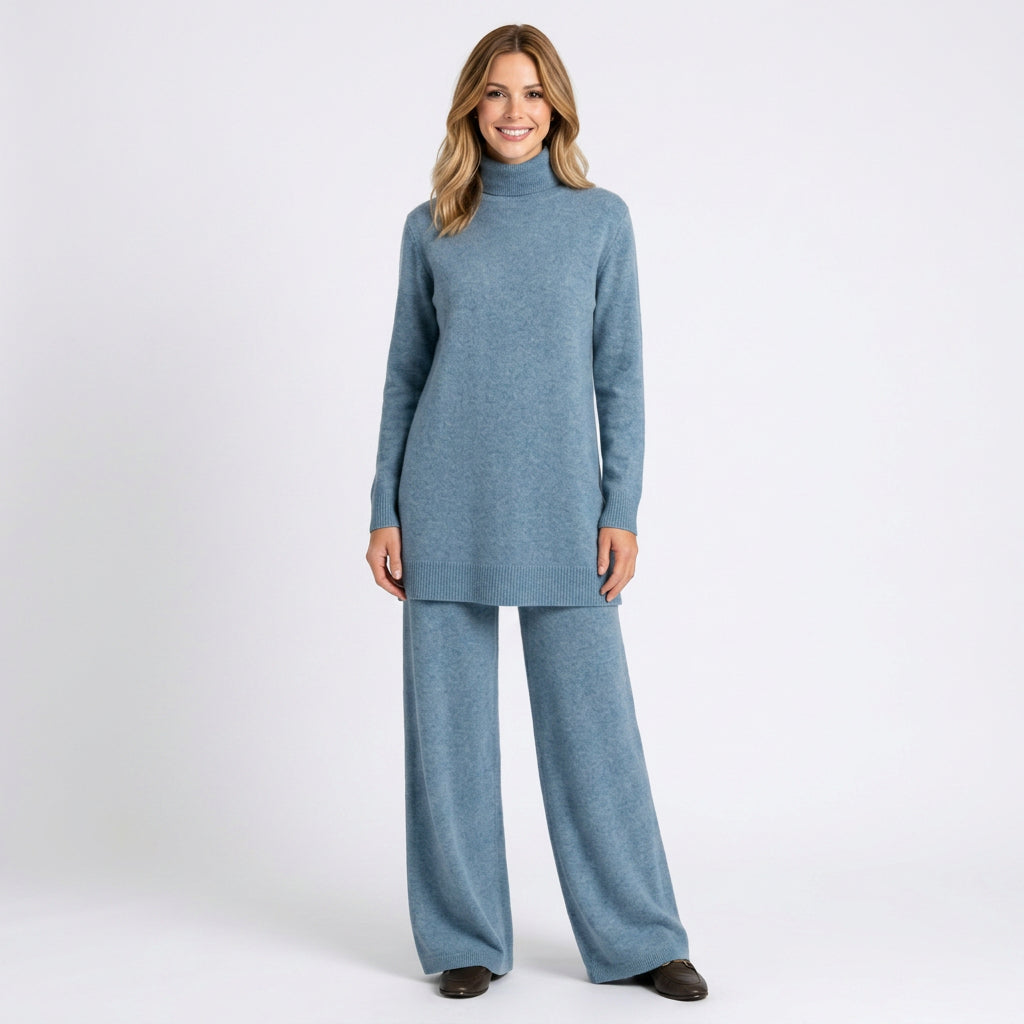 Knit Turtleneck Lounge Set Women
