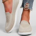 Women’s Slip On Knit Shoes Lightweight Sole – Everyday Comfort Flats