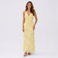 Ruffle Maxi Dress Women