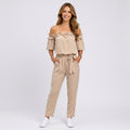 Women Off Shoulder Jumpsuit