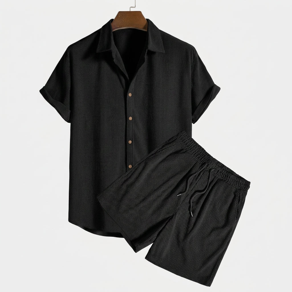 Men Shirt and Shorts Set