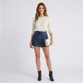 Women’s Denim Shorts High Waist – Casual Everyday Shorts