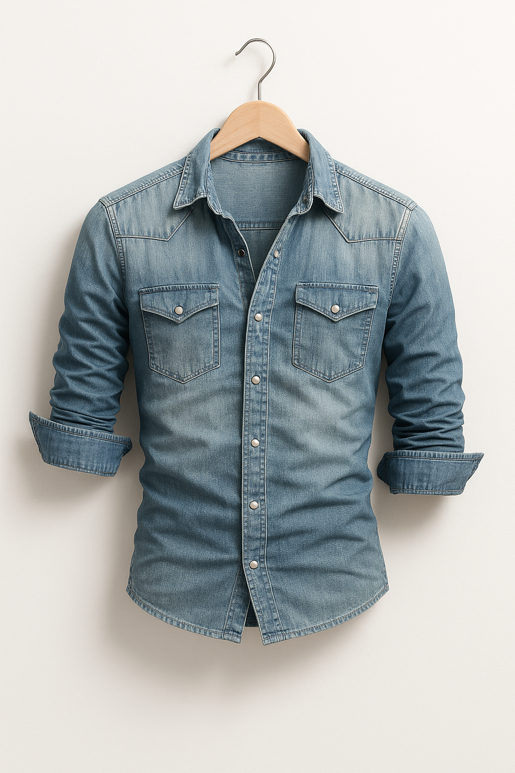 Men’s Long Sleeve Denim Shirt