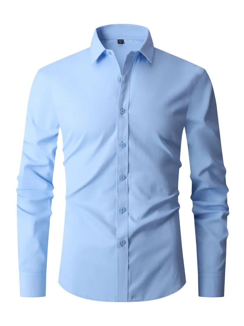 Men Long Sleeve Dress Shirt