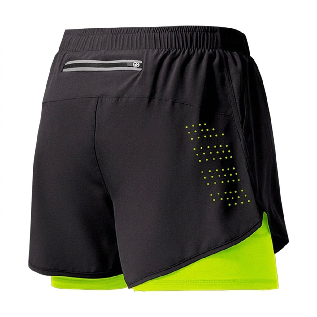 Men 2-in-1 Athletic Shorts