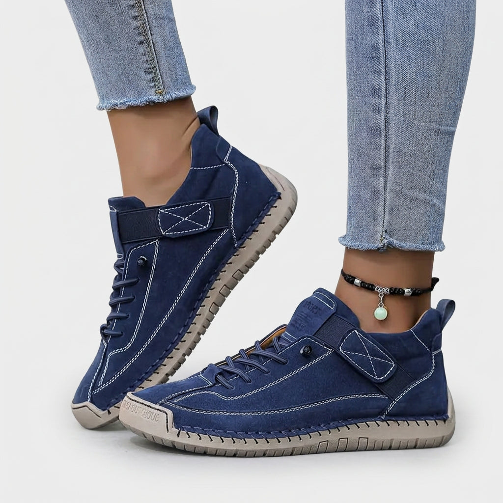 Women’s Lace Up Walking Shoes – Casual Comfort Sneakers