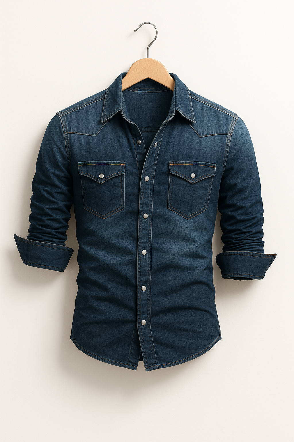 Men’s Long Sleeve Denim Shirt
