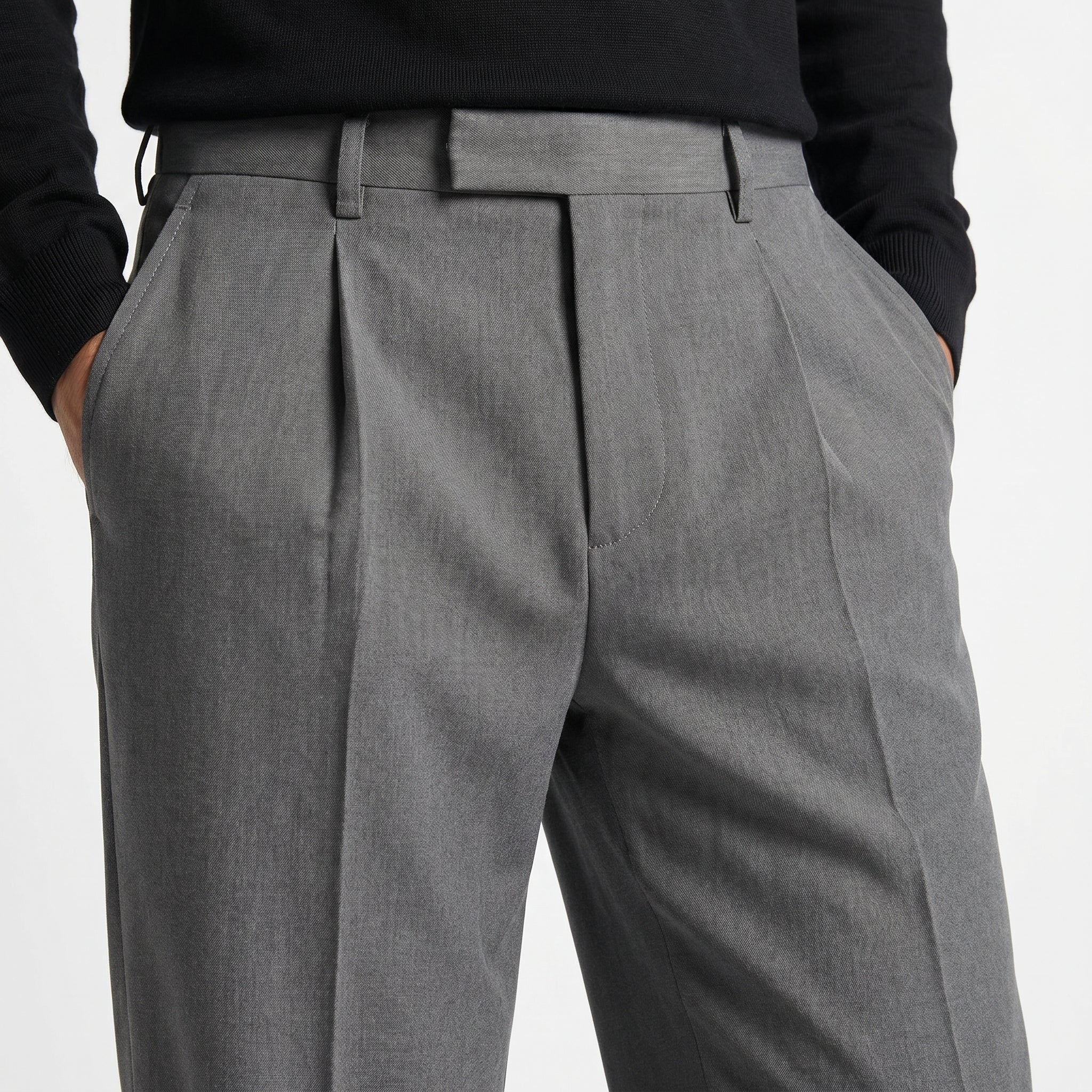 Men Pleated Dress Pants