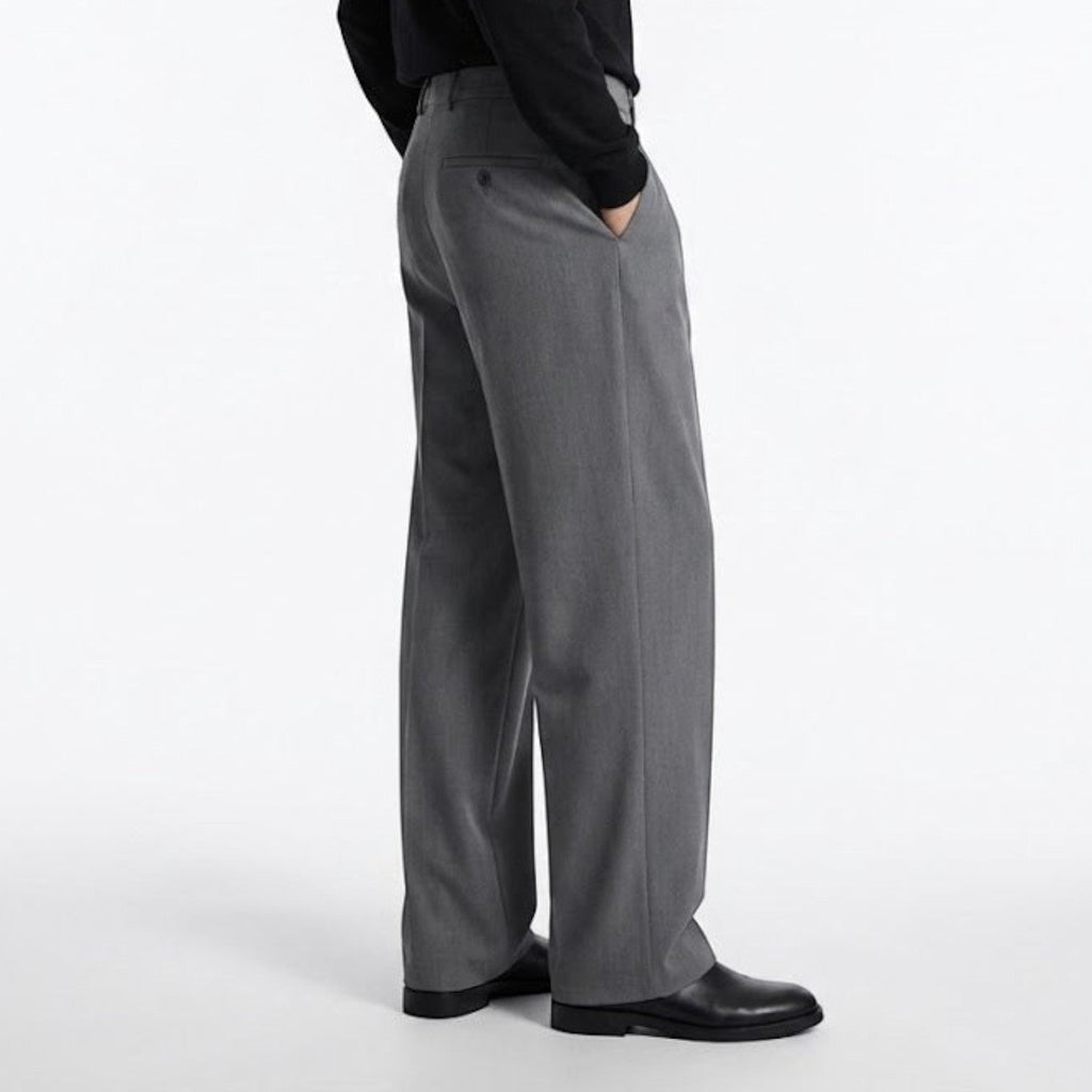 Men Pleated Dress Pants