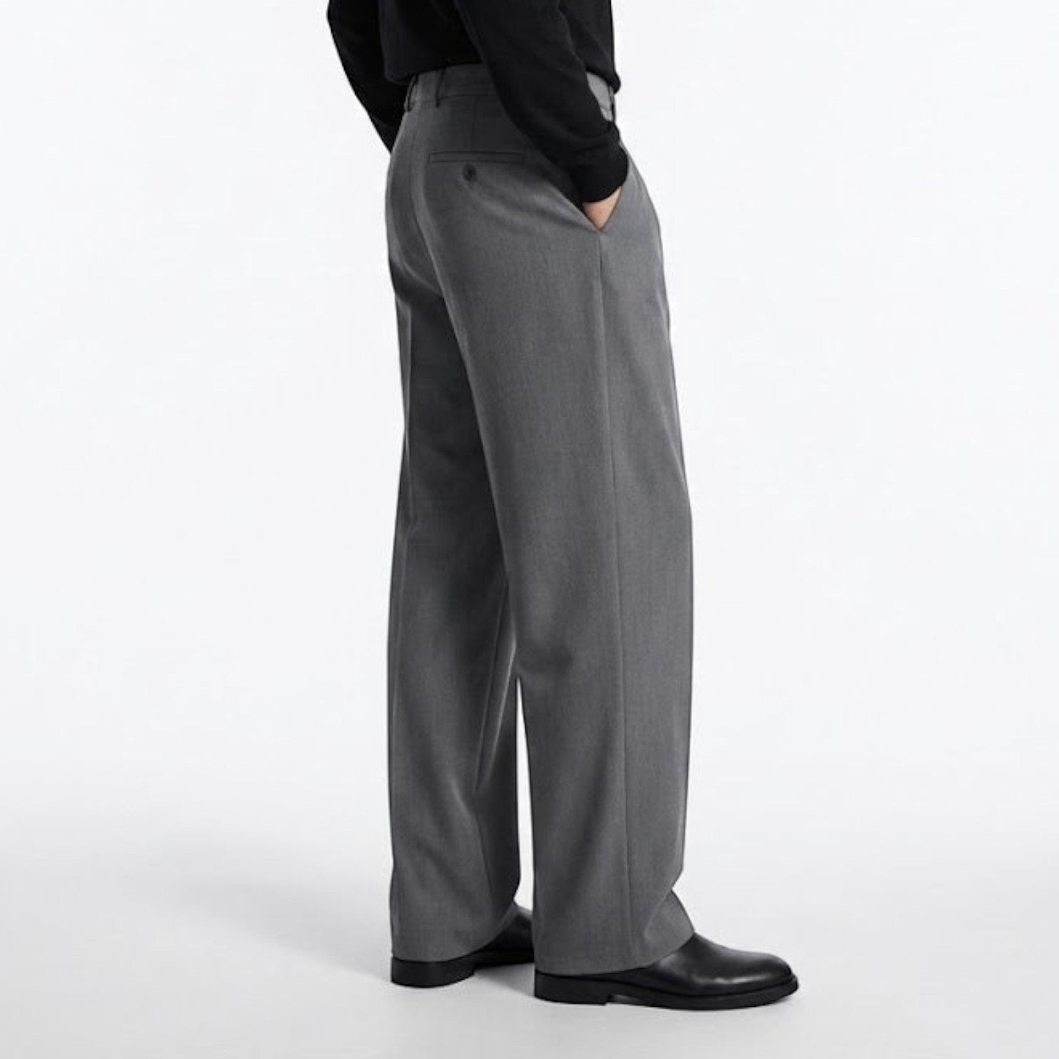 Men Pleated Dress Pants