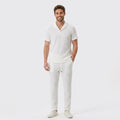Men Textured Lounge Set