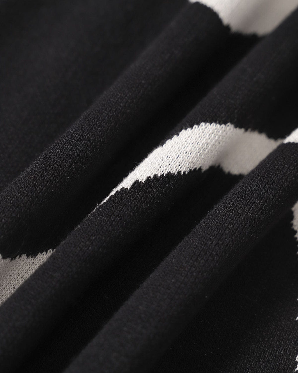 Abstract Knit Midi Dress Women