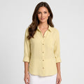 Women’s Button Front Shirt Collared – Long Sleeve Casual Blouse