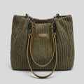 Women Corduroy Tote Bag