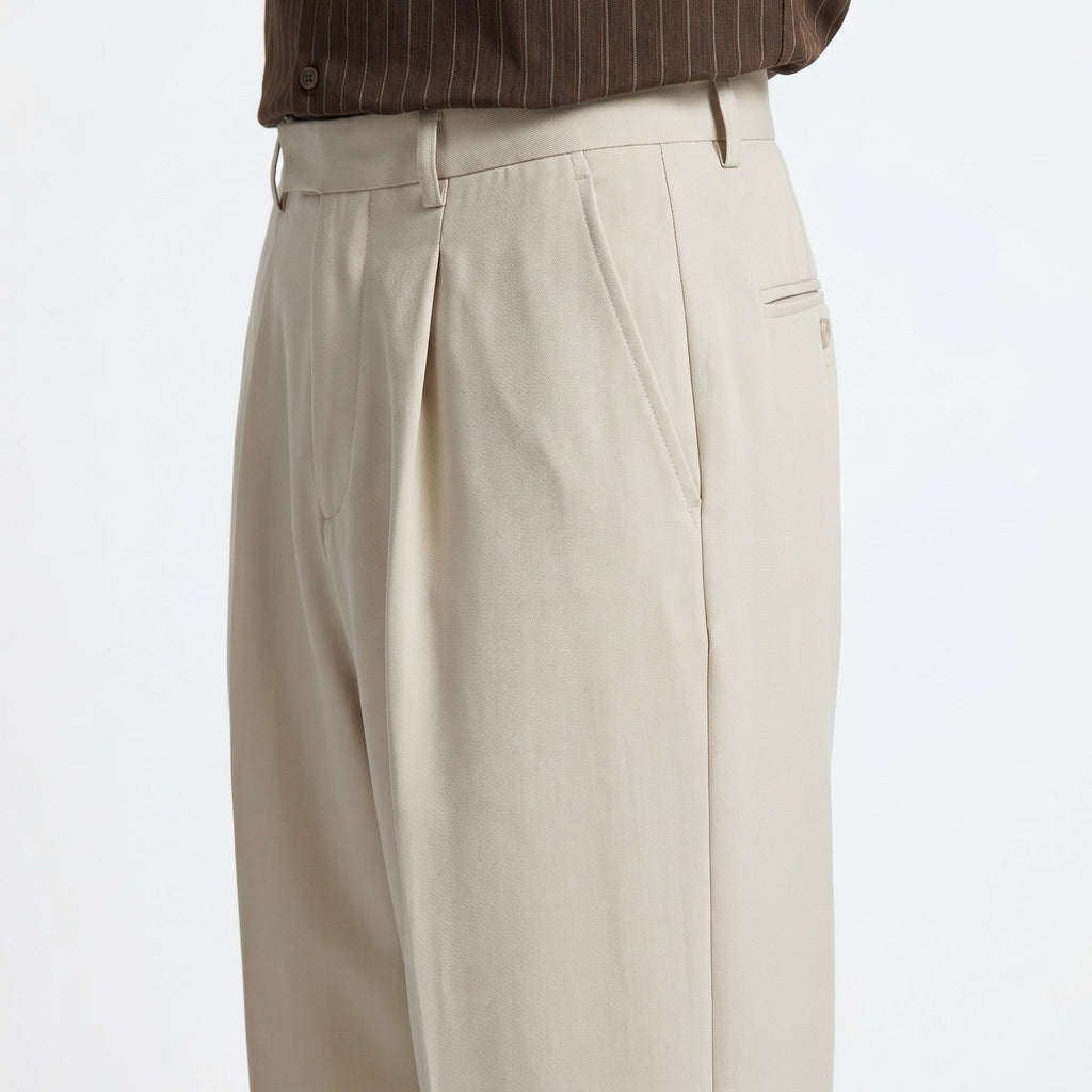 Men Pleated Dress Pants