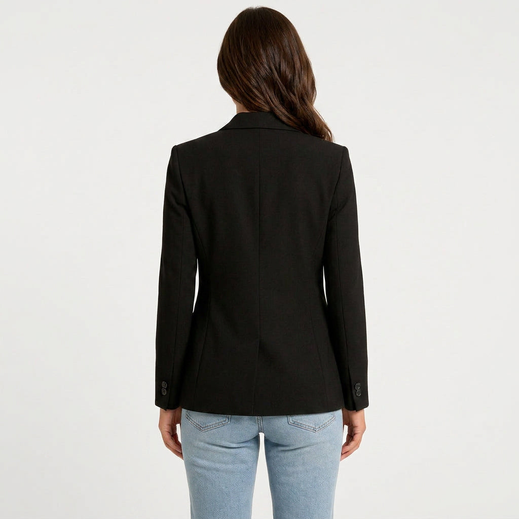 Women’s Single Button Blazer – Tailored Blazer Jacket
